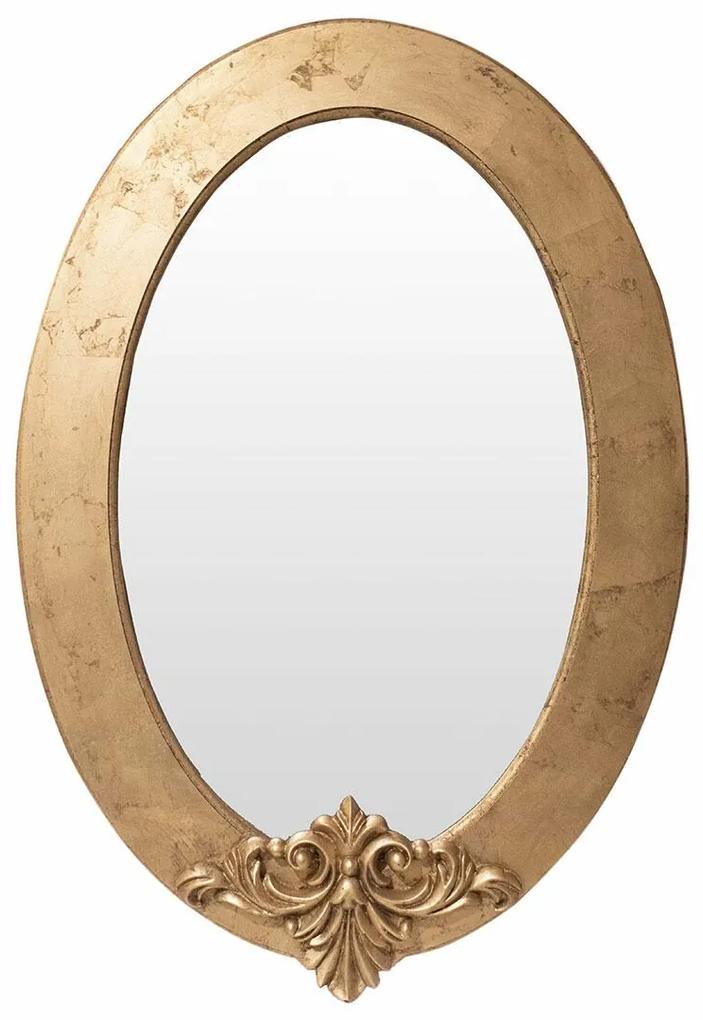 Espelho Lavanda Oval - Dourado Envelhecido Provençal Kleiner Schein