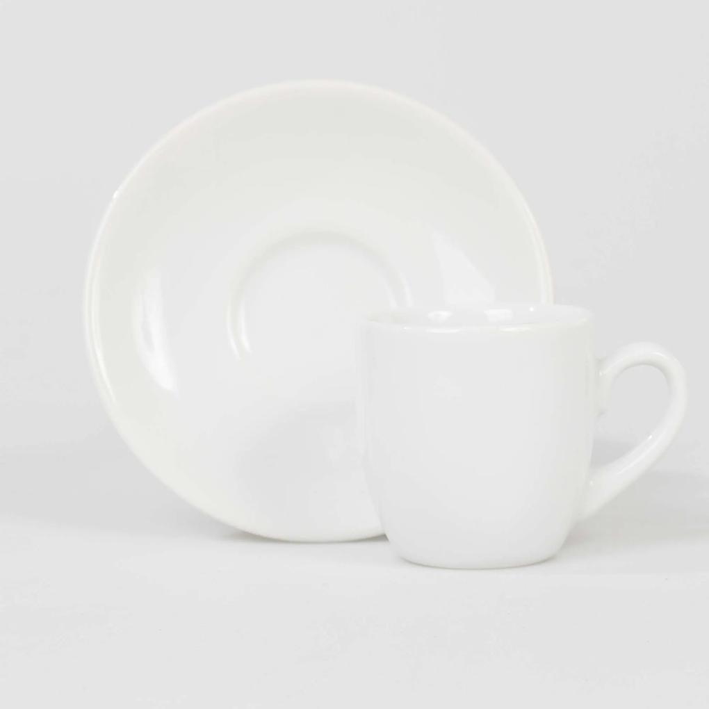 Xicara para Café c/ Pires Porcelana Schmidt - Mod. Brito