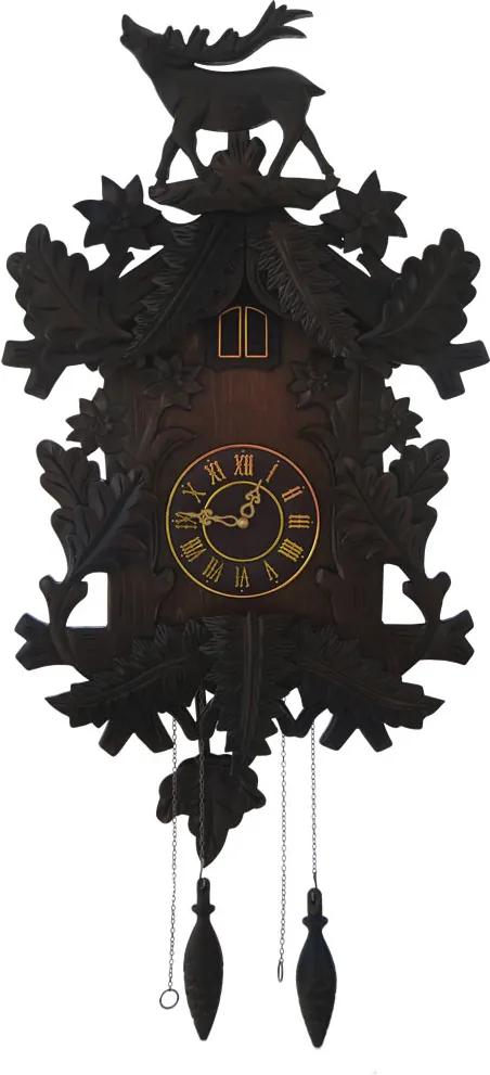 Relógio de Parede em Madeira com Pêndulo