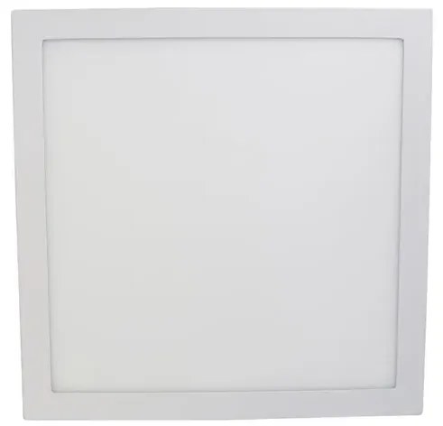 Plafon Led De Embutir Quadrado Branco 32W Panel - LED BRANCO QUENTE (3000K)