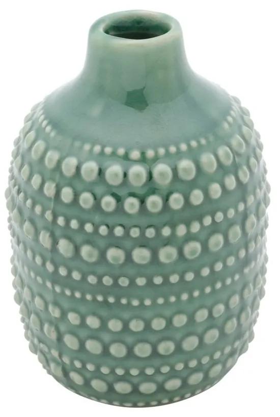 Vaso De Cerâmica Verde 9x13cm 60226 Royal