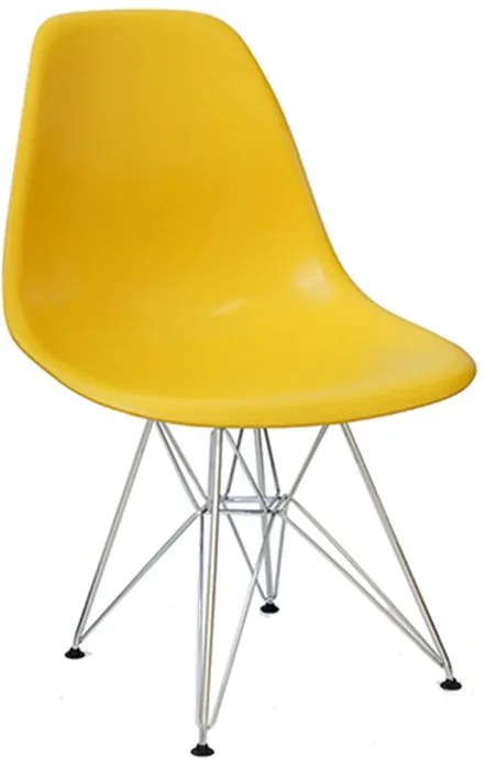 Cadeira Sydney em Polipropileno Amarela
