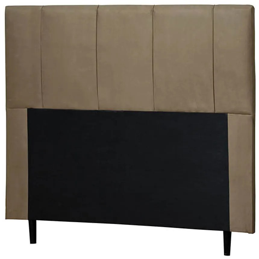 Cabeceira Donna Para Cama Box Casal 140 cm Suede Bege -  D'Rossi