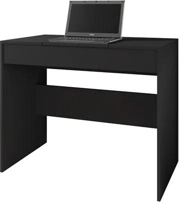Mesa Para Computador Escrivaninha 2 Portas Space Preto - Móveis Leão