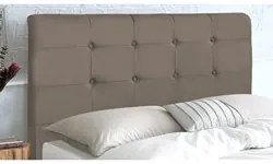 Cabeceira Cama Box Casal Queen 160cm Luna I02 Suede Bege - Mpozenato