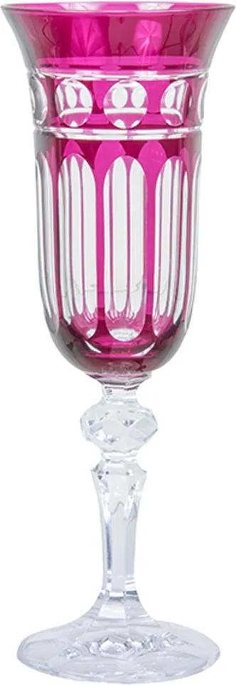 Taça de cristal Lodz para Champanhe de 150 ml – Framboesa