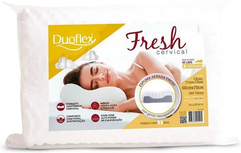 Travesseiro Fresh Cervical  - Duoflex