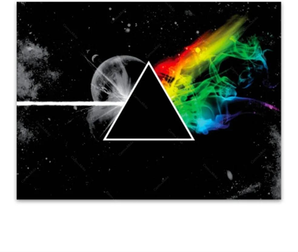 Placa Decorativa Pink Floyd Média em Metal - 30x20 cm