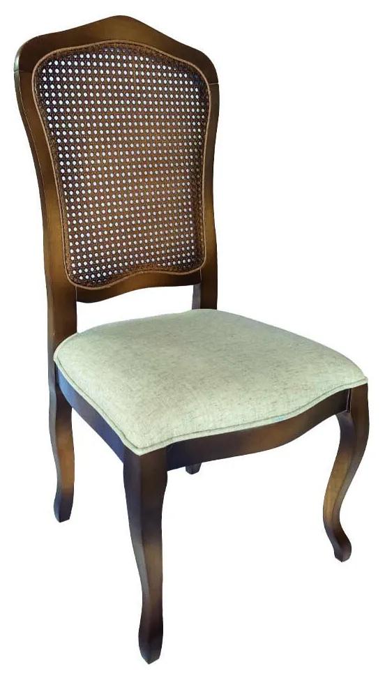Cadeira Bonaparte - Vintage Tecido Tressé Nude  Kleiner