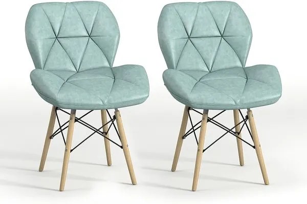 Conjunto 2 Cadeiras Slim - Notável Verde