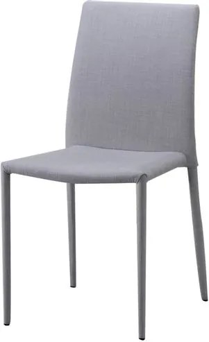 Cadeira Indonesia Estofada Tecido Sintetico Bege - 30745 - Sun House