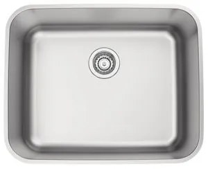 Cuba de Embutir Tramontina 50 x 40 cm Dora 50 BL em Aço Inox Acetinado com Válvula OUTLET