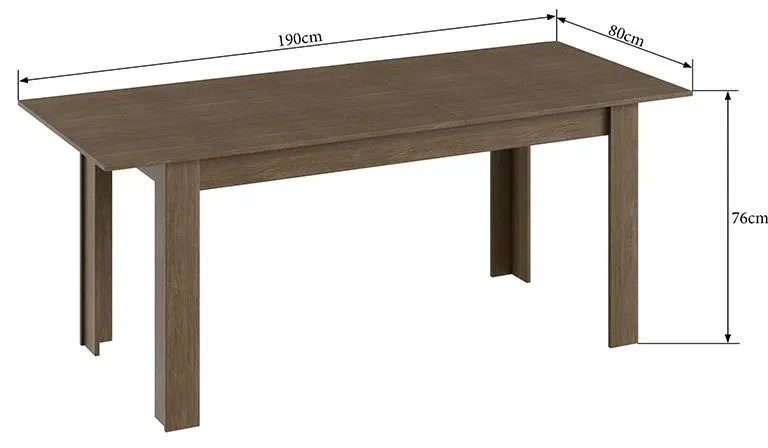 Conjunto Sala de Jantar Mesa Coyle com 6 Cadeiras Medalhão - Wood Prime  44669