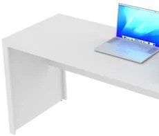 Mesa para Home Office de 163 cm de Largura ME4109 Branco - Tecno Mobil