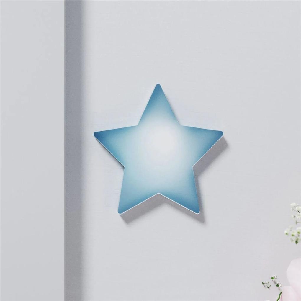 Adesivo de Parede Estrela Azul 7cm Grão de Gente Azul