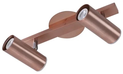 Spot Sobrepor Aluminio Acrilico Dicroica Gu10 Tubo - COBRE