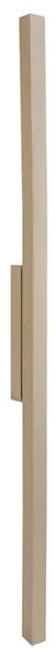 Arandela Led Aluminio Dourado 17,6w 3000k 127v Fit15