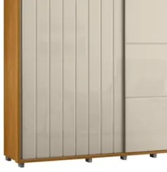Guarda Roupa Casal 230cm Com 2 Portas Verbena Off/Cinamomo Z10 - Mpoze