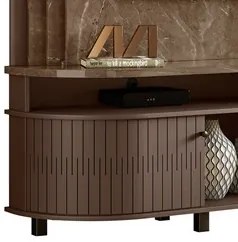 Estante Painel de TV 65 Pol 183cm Ramona M01 Imperial/Sépia - Mpozenat