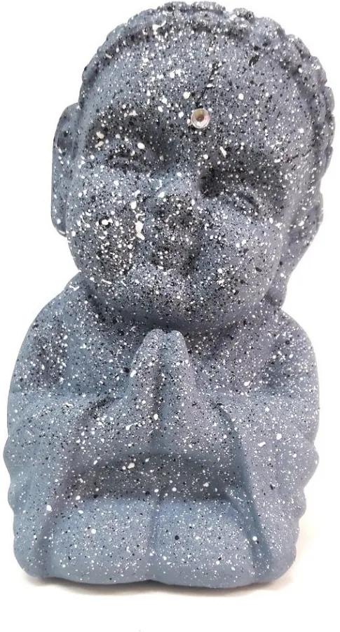 Monge da Gratidão Médio (13cm) - Cinza Lunar