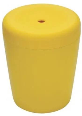 Puff Multiuso Polipropileno Cor Amarelo - 19538 Sun House