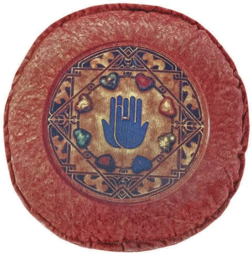 Capa de Almofada Guga Tapetes Redonda Mandala02