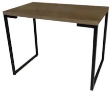 Mesa Escritório Estilo Industrial Porto 90cm M24 Castanho - Mpozenato