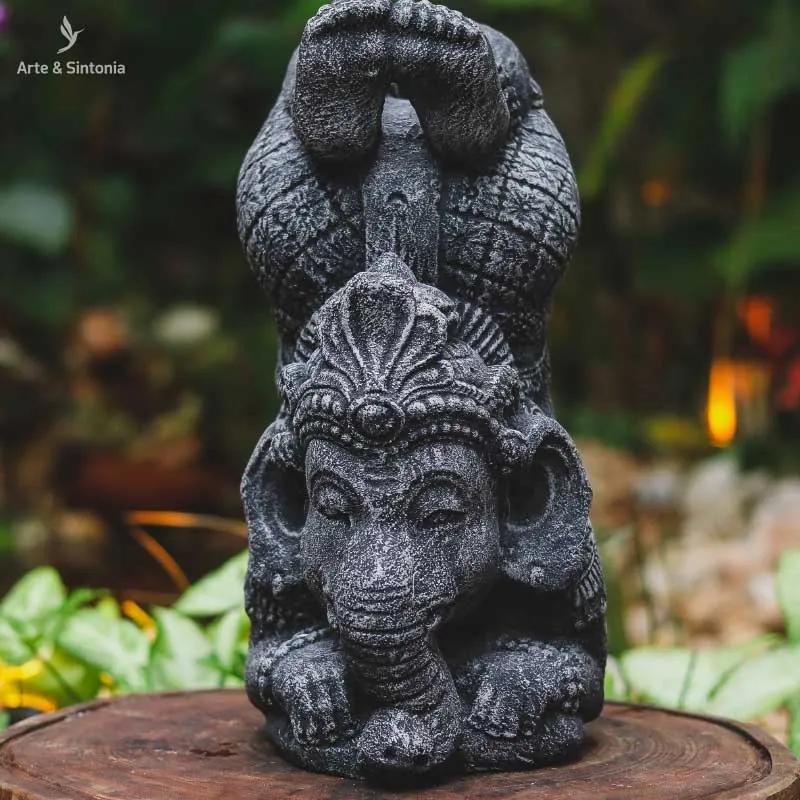 Estátua Ganesh em Cimento 30cm | Bali