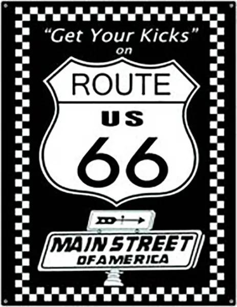 Placa Route 66