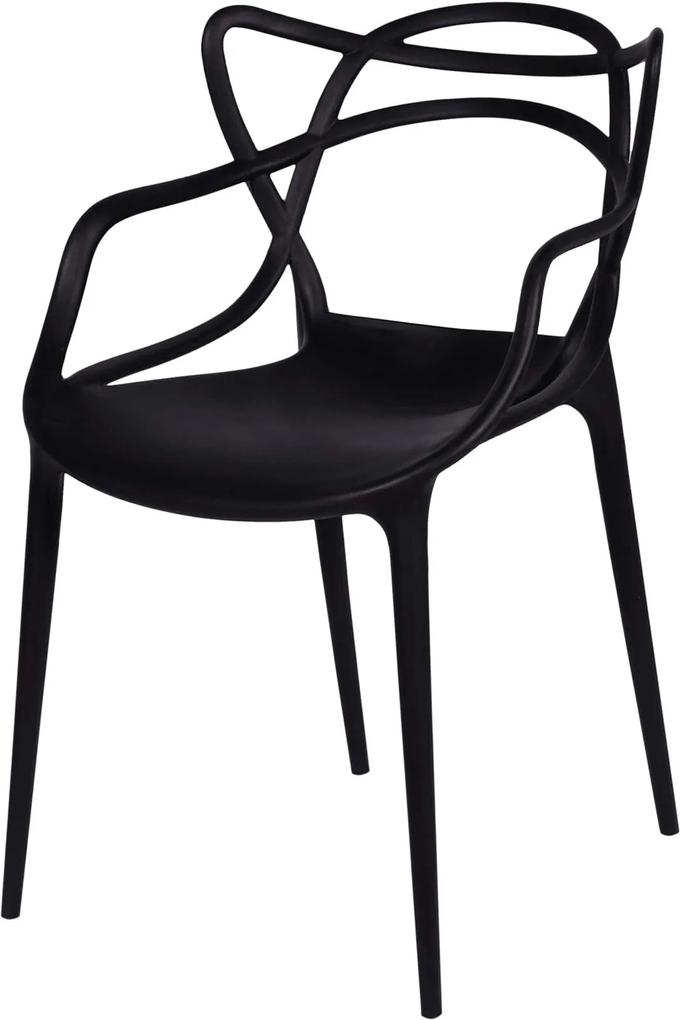 Cadeira de Jantar Solna OR Design Preto