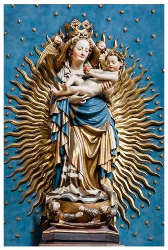 Quadro Decorativo Nossa Senhora de Nuremberg - KF 48216 40x60 (Moldura 520)