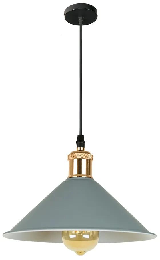Luminária pendente industrial moderna, luminária suspensa estilo retrô para iluminação de restaurante, bar, cafeteria - Verde