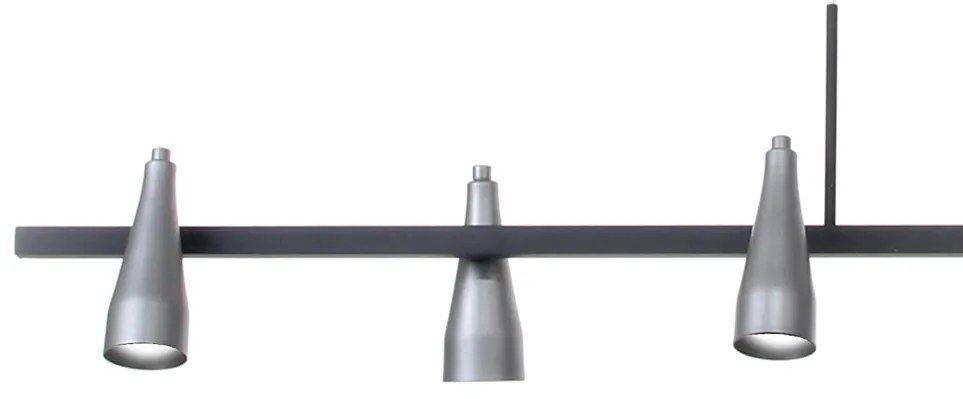 Pendente Eris 25X12,5X120Cm Metal Alumínio 6Xmr11 - Old Artisan Pd-584... (MARSALA)
