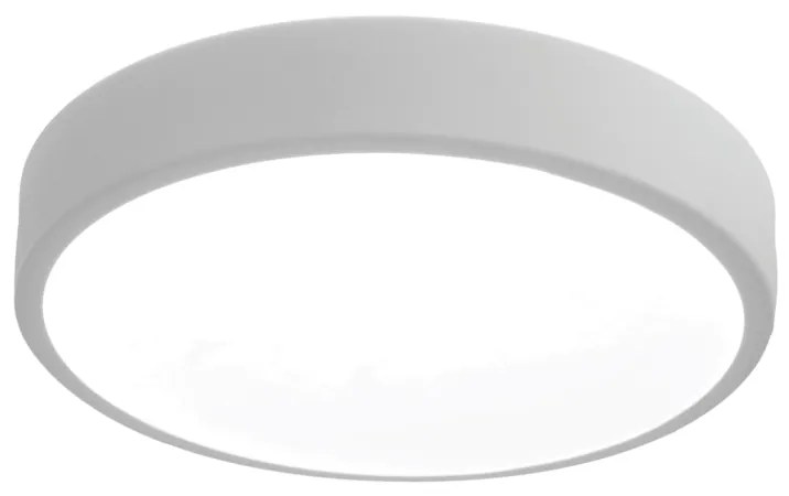 Plafon Luna Redondo Ø60X7Cm Led 64W Bivolt - Usina 19660/60 (PT - Preto Texturizado, 3000k)