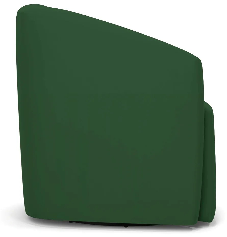 Poltrona Decorativa Base Giratória Stella Max Veludo D03 - D'Rossi - Verde