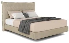 Cama King Flutuante Com Cabeceira 195cm Lyra S05 Linho Bege - Mpozenat