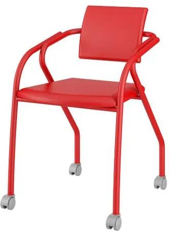 Cadeira 1713 Cor Vermelha Com Napa Vermelha - 26432 Sun House