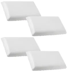 Travesseiro Viscoelástico Kit 4 Toque Massageador Nasa UP 3 Branco - F