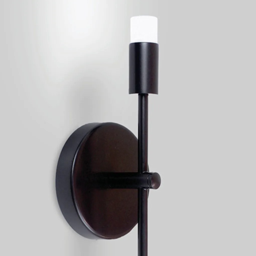 Arandela Cross Simples 37,7X11X7,3Cm Led 5W - Usina 19743/1 (CP-M - Champanhe Metálico, 3000k, 110v)