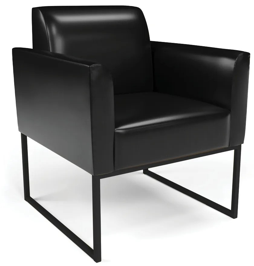 Poltrona Base Industrial Preto Marisa Corano D03 - DRossi - Preto
