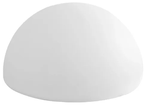 Luminaria De Piso Aluminio Branco 40cm Soleil
