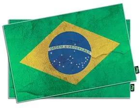 Jogo Americano Bandeira do Brasil - 2 peças