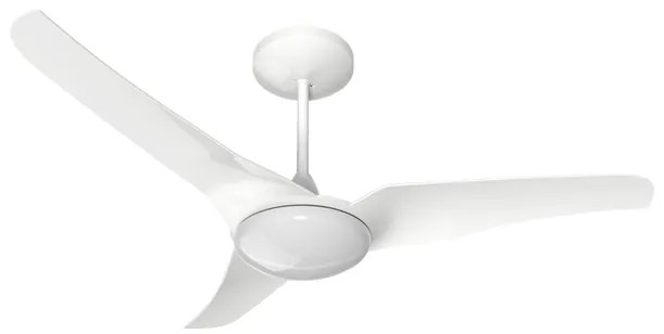 Ventilador De Teto Led Termoplastico Branco 12w 4500k Slim