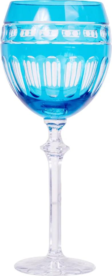 Taça de cristal Lodz para Água de 480 ml – Turquesa