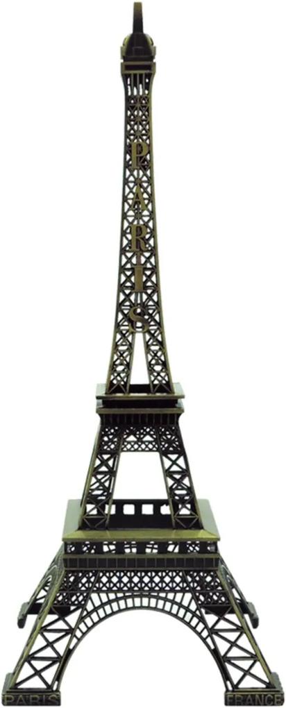 Decorativo Kasa Ideia Torre Eiffel de Metal 18cm