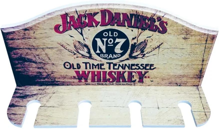 Porta Taças de Vinho Jack Daniels Tennessee - 4 Taças - em MDF