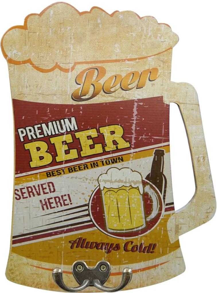 Cabideiro Kasa Ideia de Parede Beer Premium