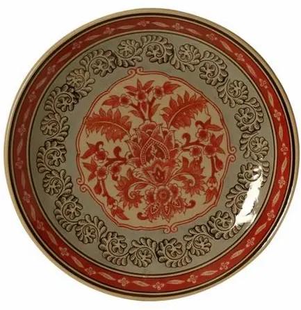Prato de Parede Decorativo de Porcelana Aksum