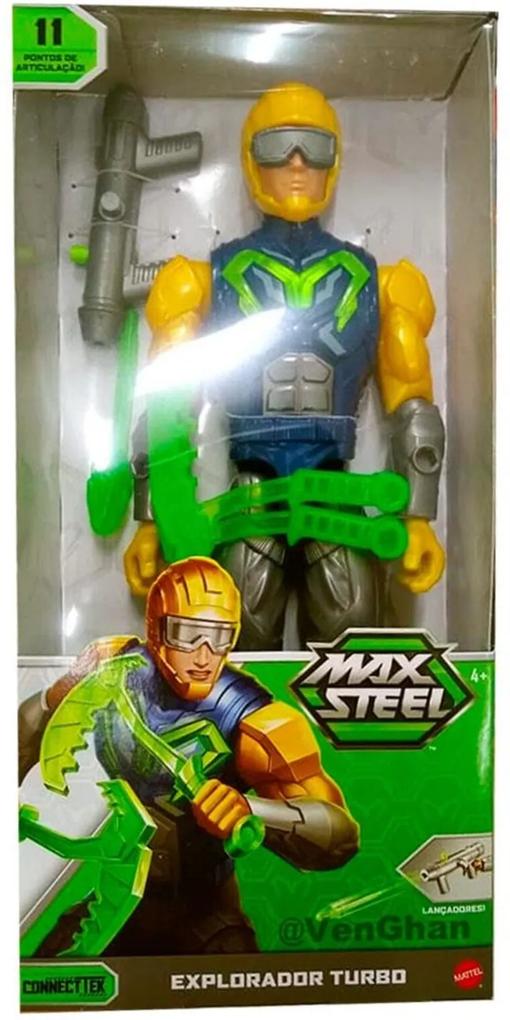 Boneco Max Steel Explorador Turbo - Mattel