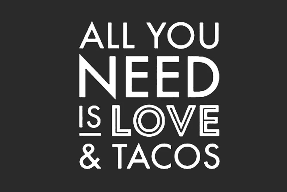 Tapete de Cozinha, Love Tacos
